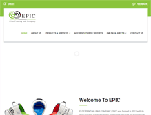 Tablet Screenshot of epicinks.com